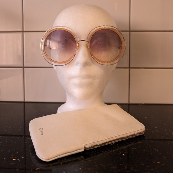 Chloe CE 120 Round Sunglasses. EUC. - Picture 5 of 13